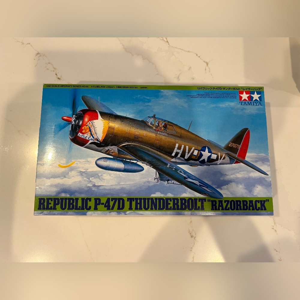 Tamiya Republic P-47D Thunderbolt Model Kit 1:48 2 Complete Identical Kits